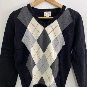 Black Long Sleeve Thin Sweater, St. John’s Bay - Size M